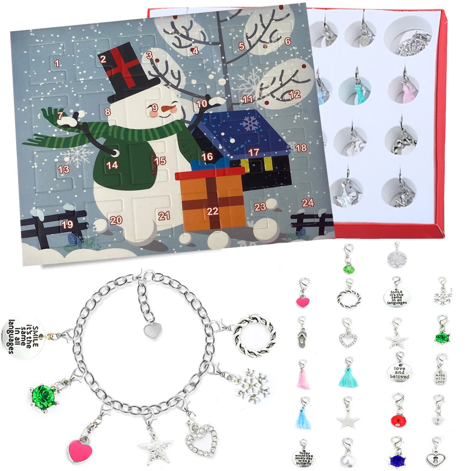 Рождество Рождественские календари с обратным отсчетом календаря модный