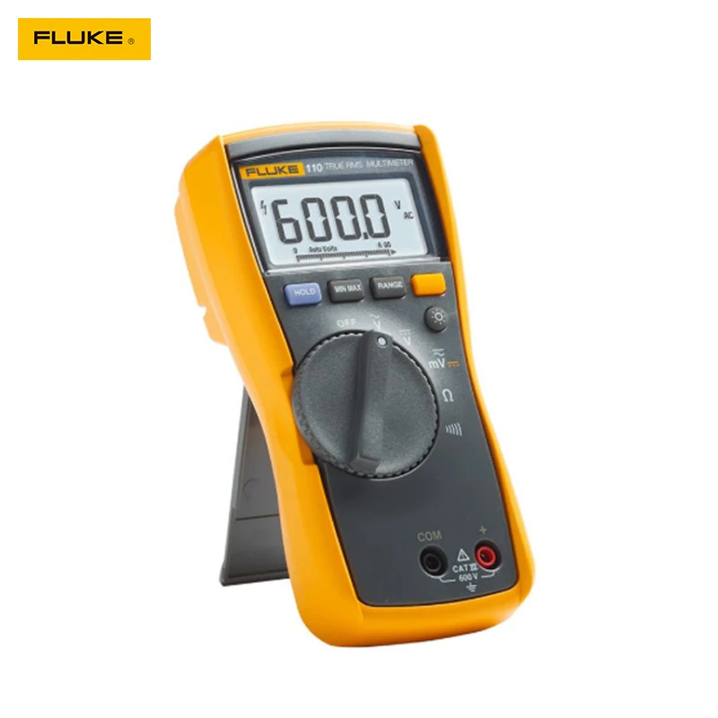Fluke 110 True RMS мультиметр сопротивление непрерывность AC DC Вольт подсветка