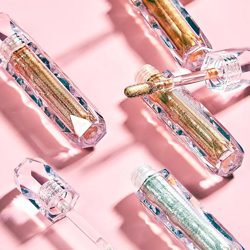 

7 Colors Faey Diamond Liquid Eye Shadow Lying Silkworm Glitter Powder Pearlescent High Gloss Waterproof Sequin Eyeshadow