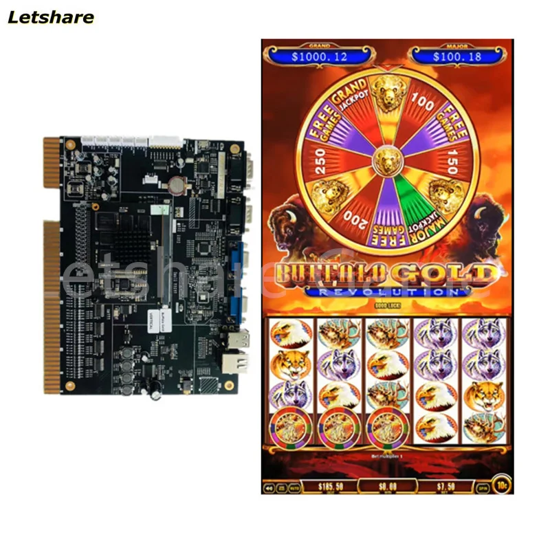 

Buffalo Gold Slot Game Board For Vertical Touch Screen Casino Roulette Gambling Game Machine