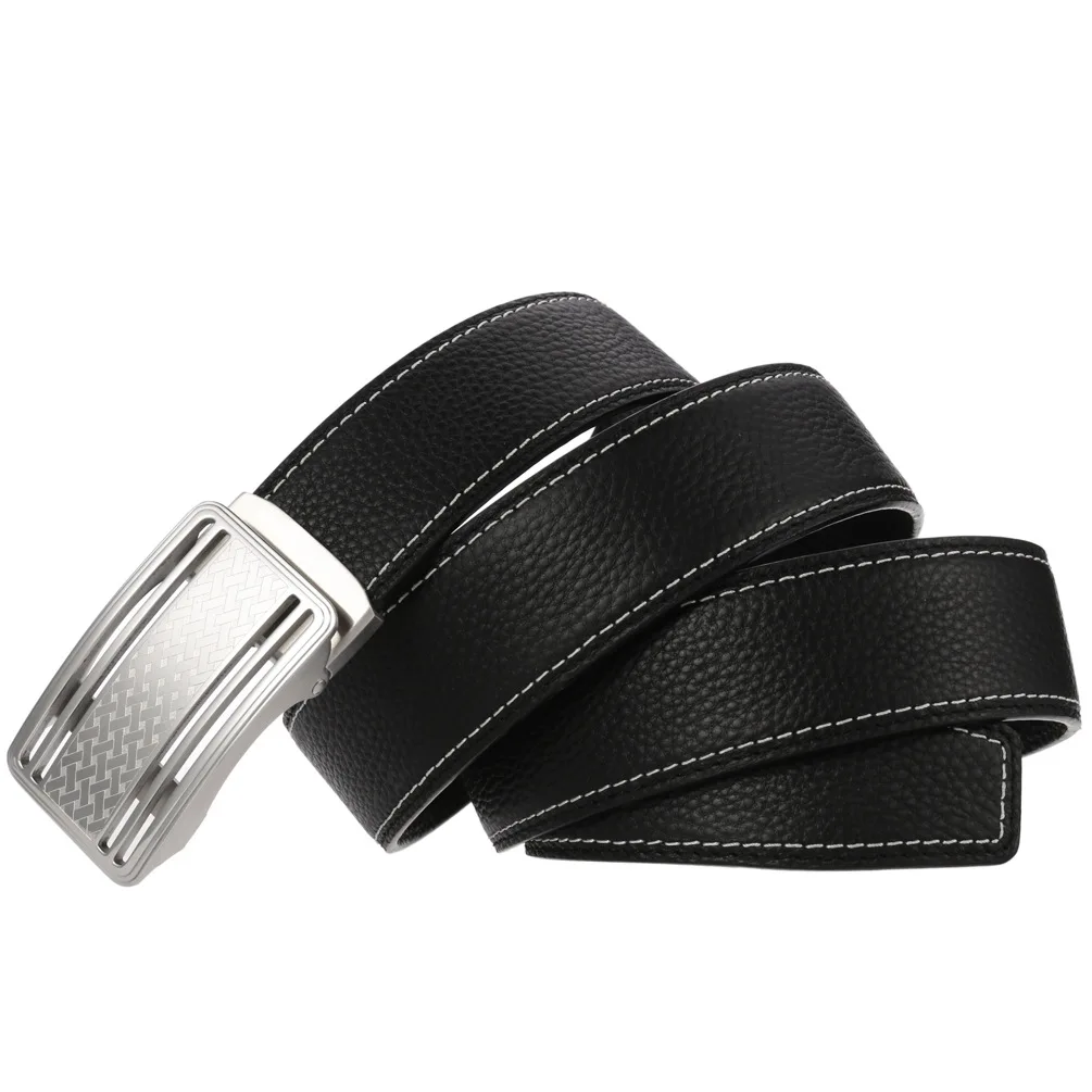 

FANGE mens belt high quality cow genuine leather men belts leather male slide ratcher for jeans belt for men fashion FG6009-5