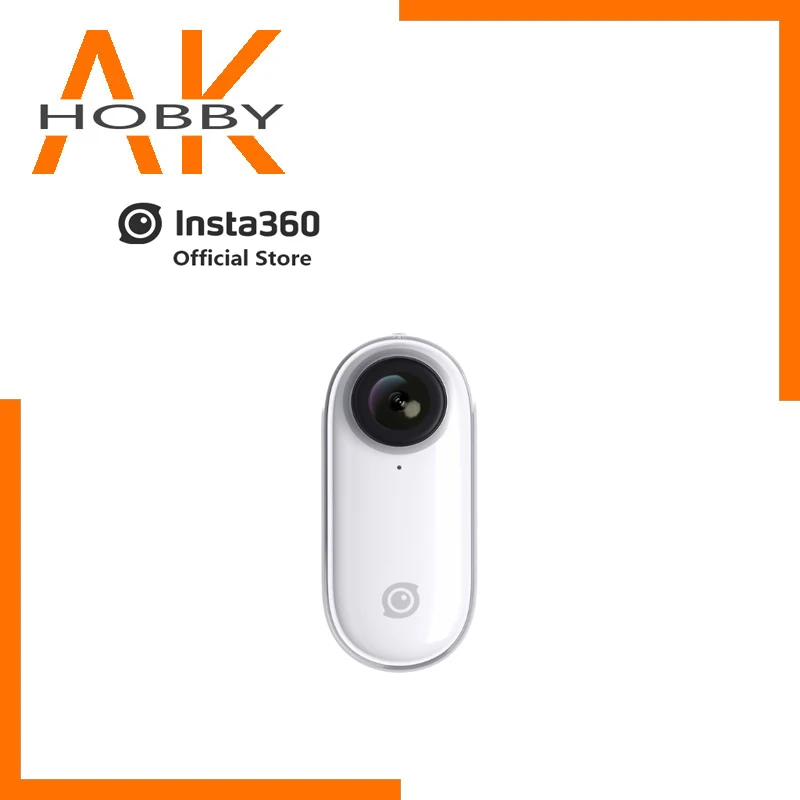 

In stock Insta360 GO action camera AI auto editing hands-free smallest stabilized mini camera Vlog making for iPhone and Android