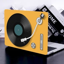 3D Print Phonograph laptop Case For Macbook Air 13 A2337 A2338 2020 M1 Chip Pro 14 15 A2442 A2289 Mac book Pro 16 A2141 A2485
