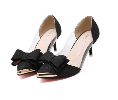 

Women Pumps 2020 Transparent High Heels Sexy Pointed Toe Slip-on Wedding Party Shoes For Lady Leopard