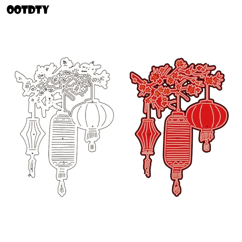 

Chinese New Year Metal Cutting Dies Stencil Scrapbooking DIY Album Stamp Paper Card Embossing Decor Craft New Dies for 2021