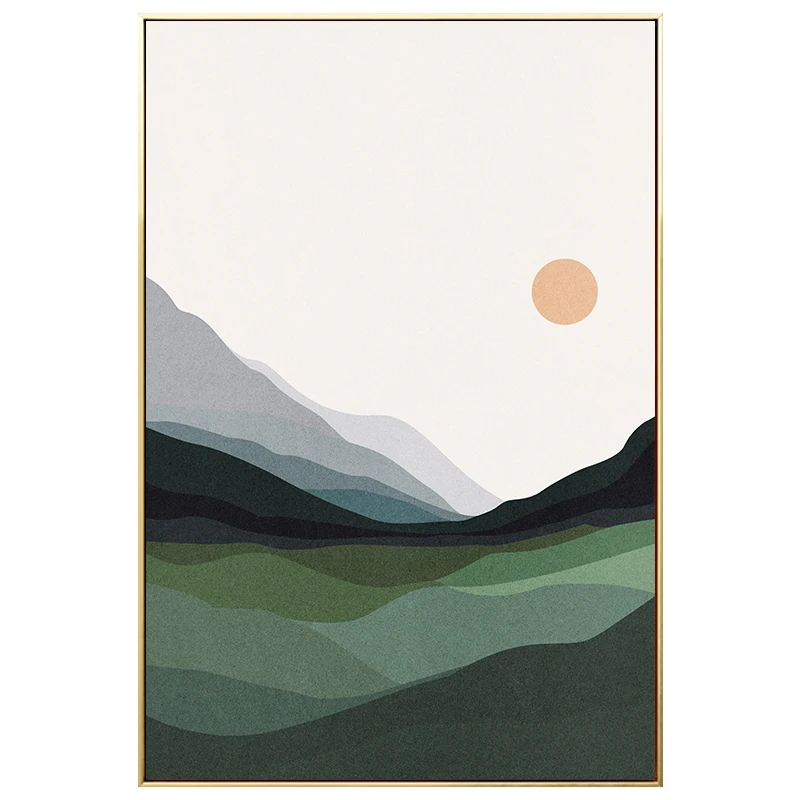 Beste Grote Nordic Canvas Schilderijen Abstract Art Kleuren Poster Esthetische Decor Baby Kwaliteit Moderne Cuadros Moderne Home Decor BY50PA
