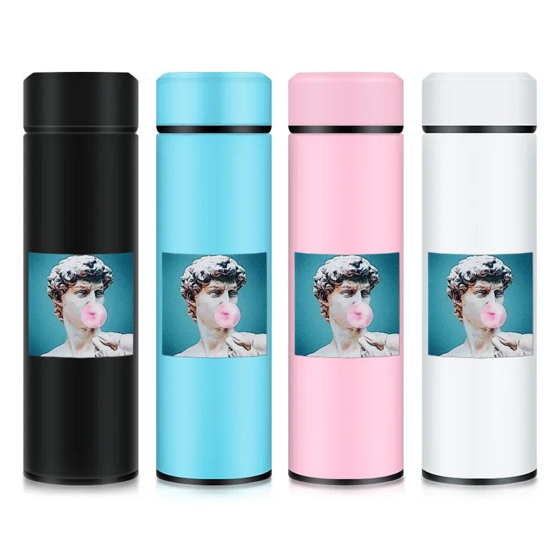 Термос David 500 мл с дисплеем температуры из нержавеющей стали|Вакуумные фляги и