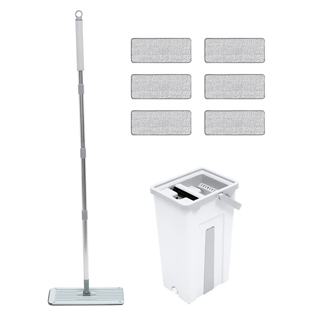 

1 Set Useful Mop Bucket Microfiber Mop Cleaning Tool Mop Cleaning Accessories