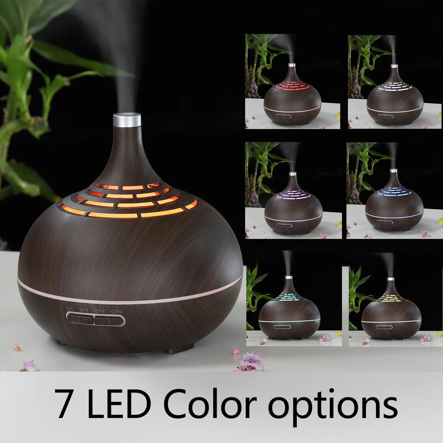 

400ml Aroma Essential Oil Diffuser electric Ultrasonic Air Humidifier fogger LED Light aroma diffuser mist maker for home