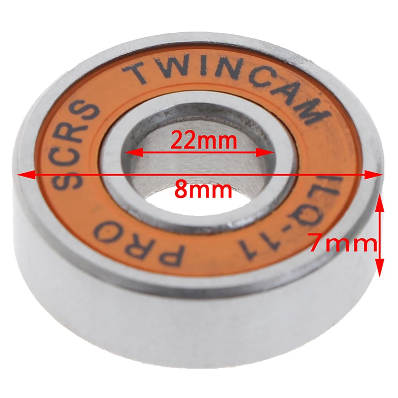

10Pcs Red ABEC 9 Stainless Steel Bearings High Performance Roller Skate Scooter Skateboard Wheel