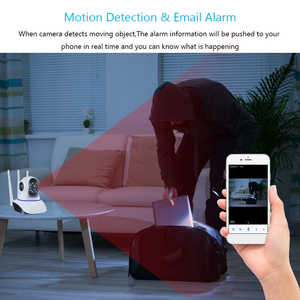 

1080P WiFi IP Camera Wireless Security Camera Indoor Surveillance for Home Baby Pet Monitor with IR Night Vision,Pan/Tilt/Zoom