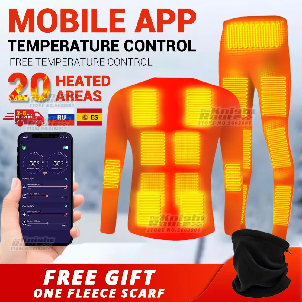 

20 регионов, зимний жилет с подогревом, мужские куртки для женщин, регулируемое приложение, термобелье с USB, Теплая температура