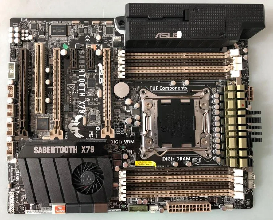 

Бесплатная доставка оригинальная материнская плата для SABERTOOTH X79 DDR3 LGA 2011 USB2.0 USB3.0 платы 64 Гб X79 десктопная материнская плата