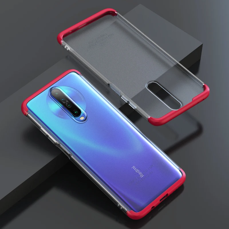 Чехол GKK для Xiaomi Redmi note 7 8 K20 K30 Pro прозрачный матовый Жесткий Mi A3 9T CC9e Pocophone X2 F2 pro |