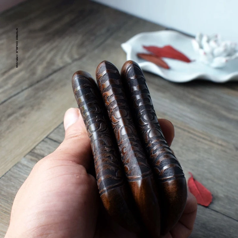 

Hand-Carved Flower Natural Sandalwood Hair Comb - Anti-Static Sandalwood Hair Comb Pocket Combs Massage Comb