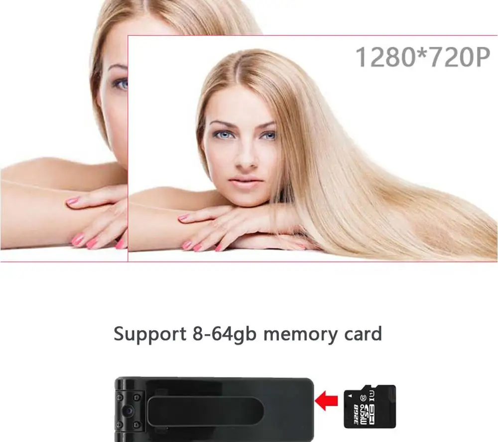 JOZUZE HD 1080P мини-камера, полицейское исполнение, портативный цифровой видеорегистратор, ночное видение, Миниатюрный видеорегистратор