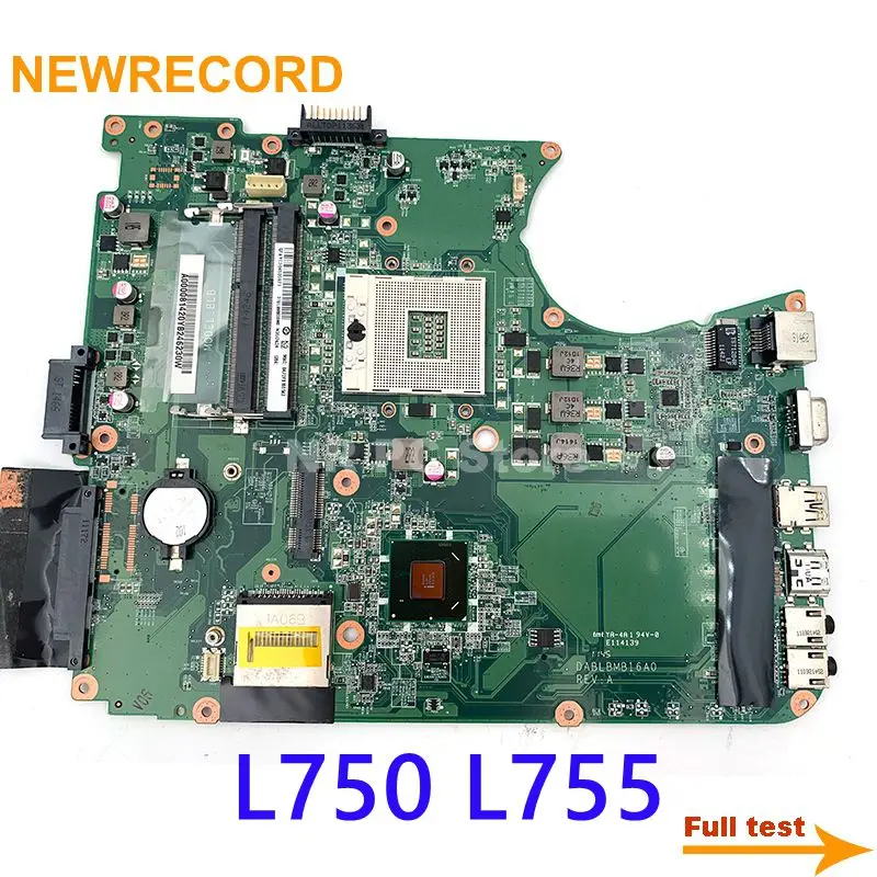 Материнская плата для ноутбука Toshiba Satellite L750 L755 новая запись DABLBMB16A0 A000081420