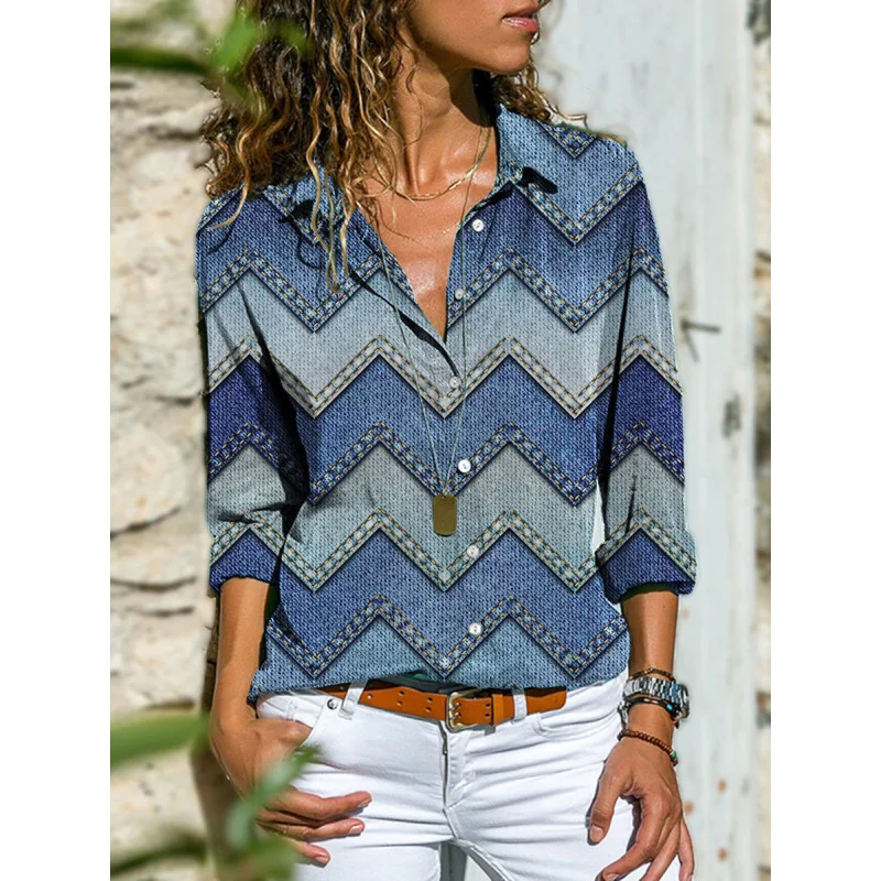 Элегантные винтажные рубашки с принтом пейсли новинка 2021 осенне-зимняя женская