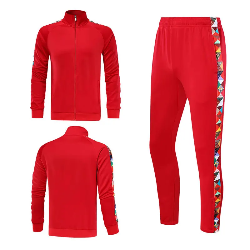 Осенне-зимний мужской Комплект футболок футбольный комплект комплекты одежды