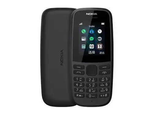 nokia 105（2019） refurbished original 105（2019） single sim dual sim phone 2g gsm 800mah unlocked cheap celluar phone