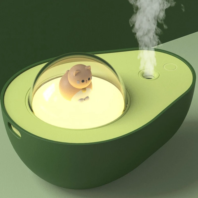 210 мл мини авокадо увлажнитель офисный Настольный Спальня USB ночной Светильник