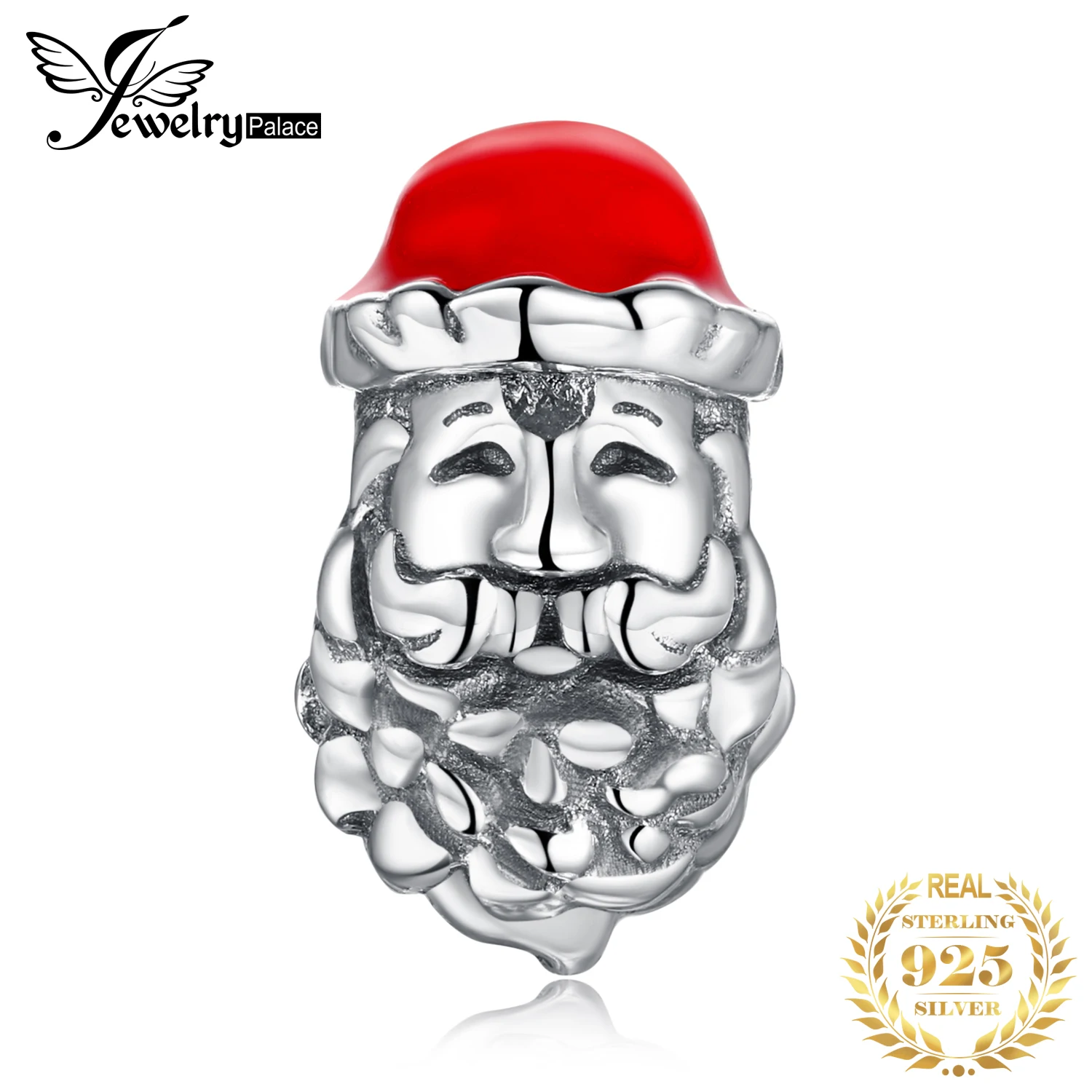 Ювелирное Украшение из стерлингового серебра 925 пробы бусины Санта Клауса
