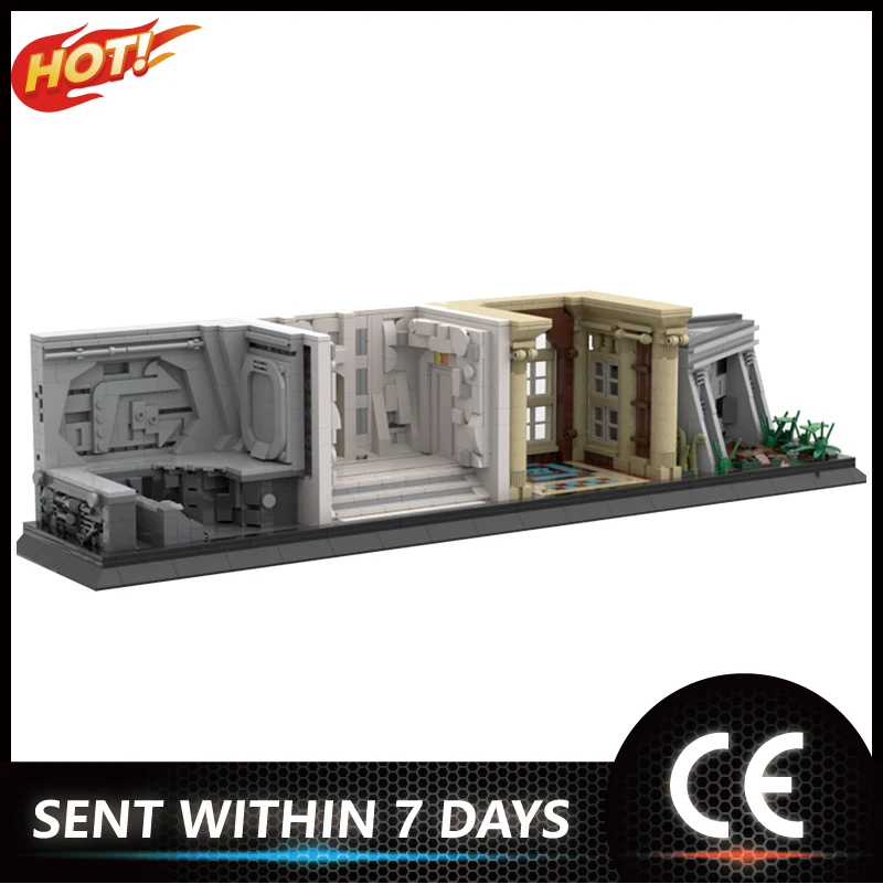 

Star Series Movie Street View MOC-33070 A Galaxy Far Far Away Modular Displays-Series Building Blocks Bricks Assemble Toys