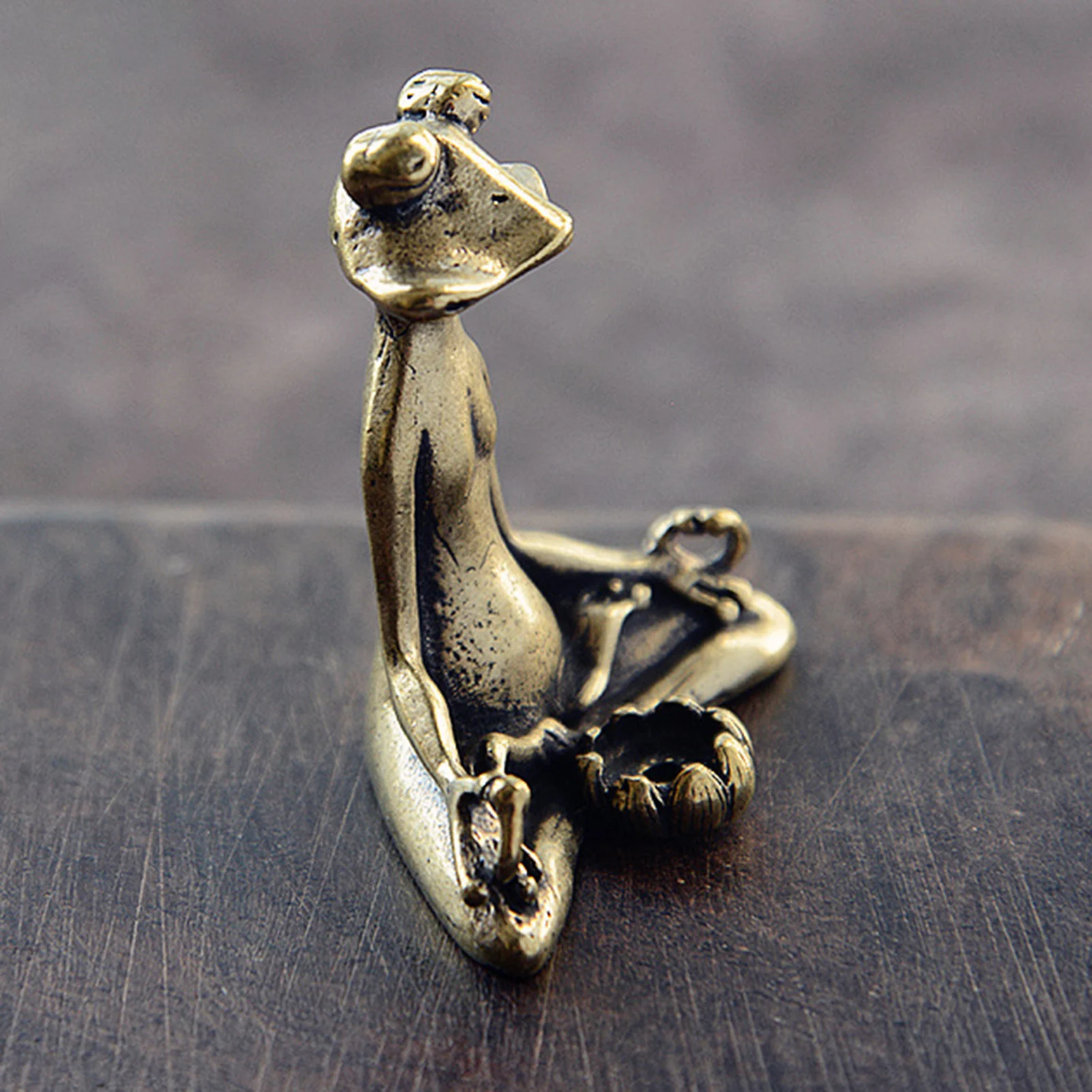 Медная Статуя лягушки дзен буддизм в ретро-стиле скульптура животного