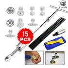 Набор для беспокрасочного удаления вмятин на автомобиле, Регулируемый Т-образный инструмент с двумя способами использования для удаления вмятин на кузове автомобиля