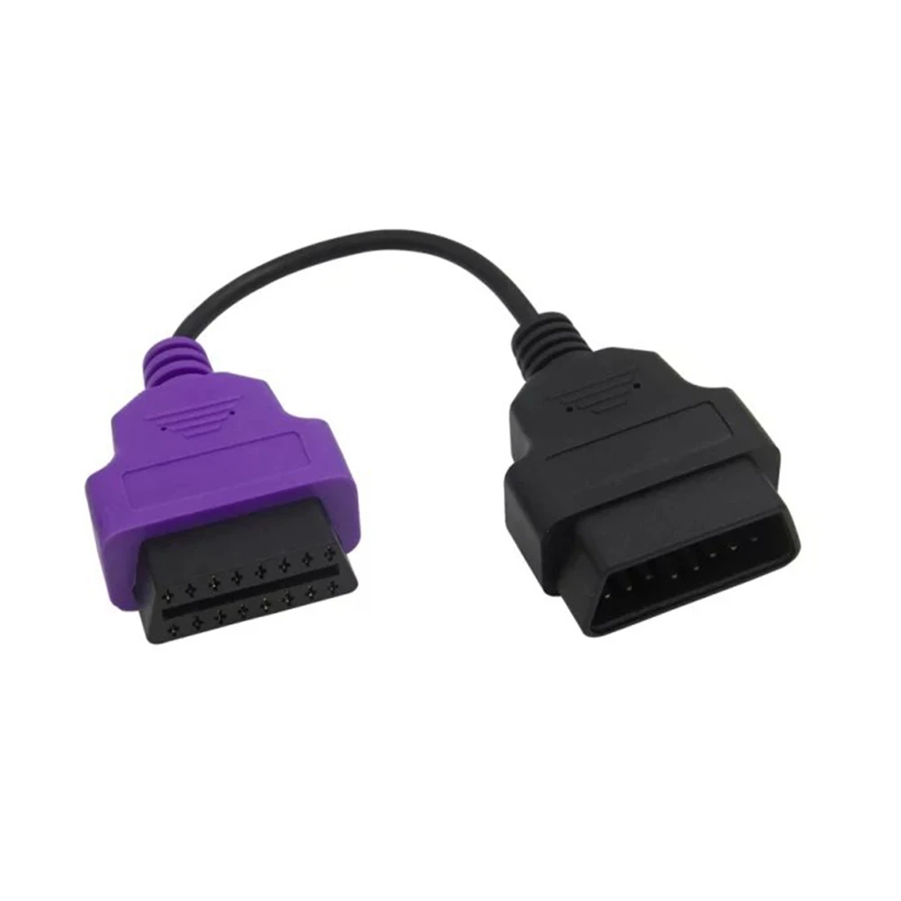 Лучшая цена OBD2 Соединительный кабель для FIAT ECU Scan и MultiECUScan 6 цветов однопроводный