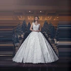 Женское бальное платье It's yiiya, белое длинное платье с вышивкой и V-образным вырезом на лето 2019