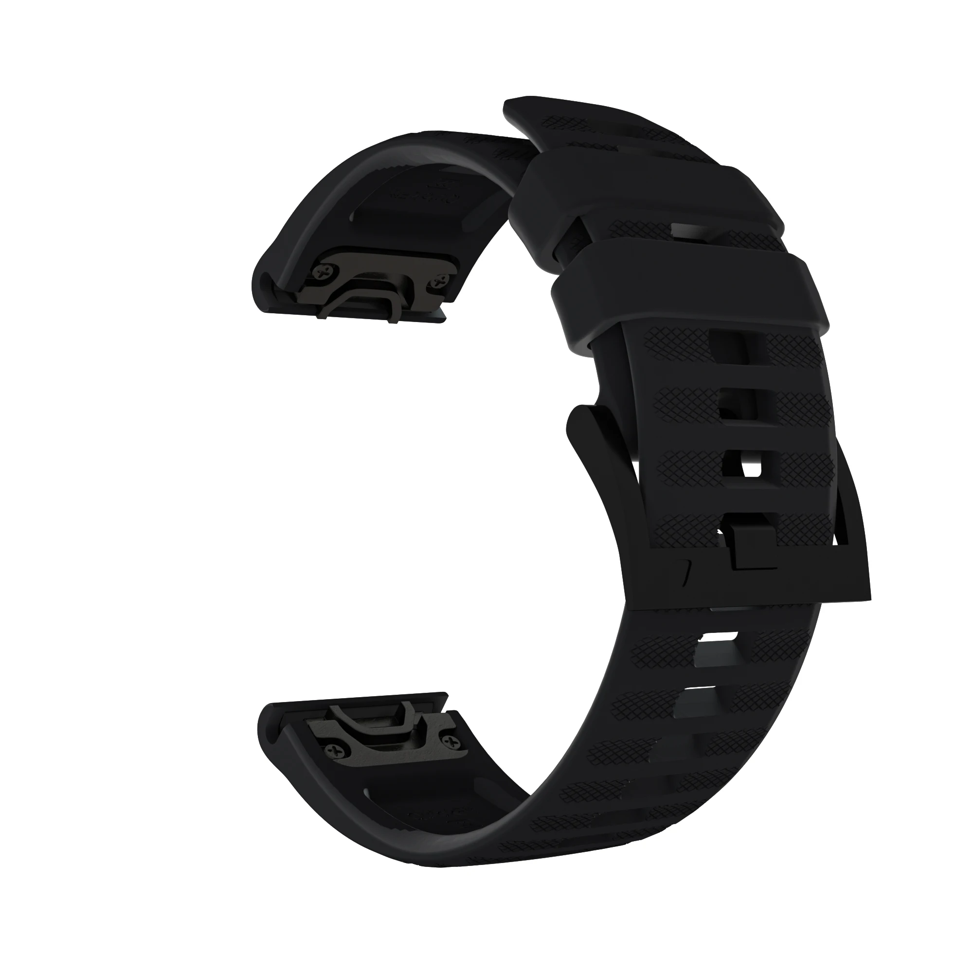 Black 22 мм ремешок для часов Garmin Fenix 6& 6 Pro/5 Plus/Forerunner 945 935 S60 быстросъемный спортивный силиконовый ремешок для часов браслет - Цвет ремешка: Black
