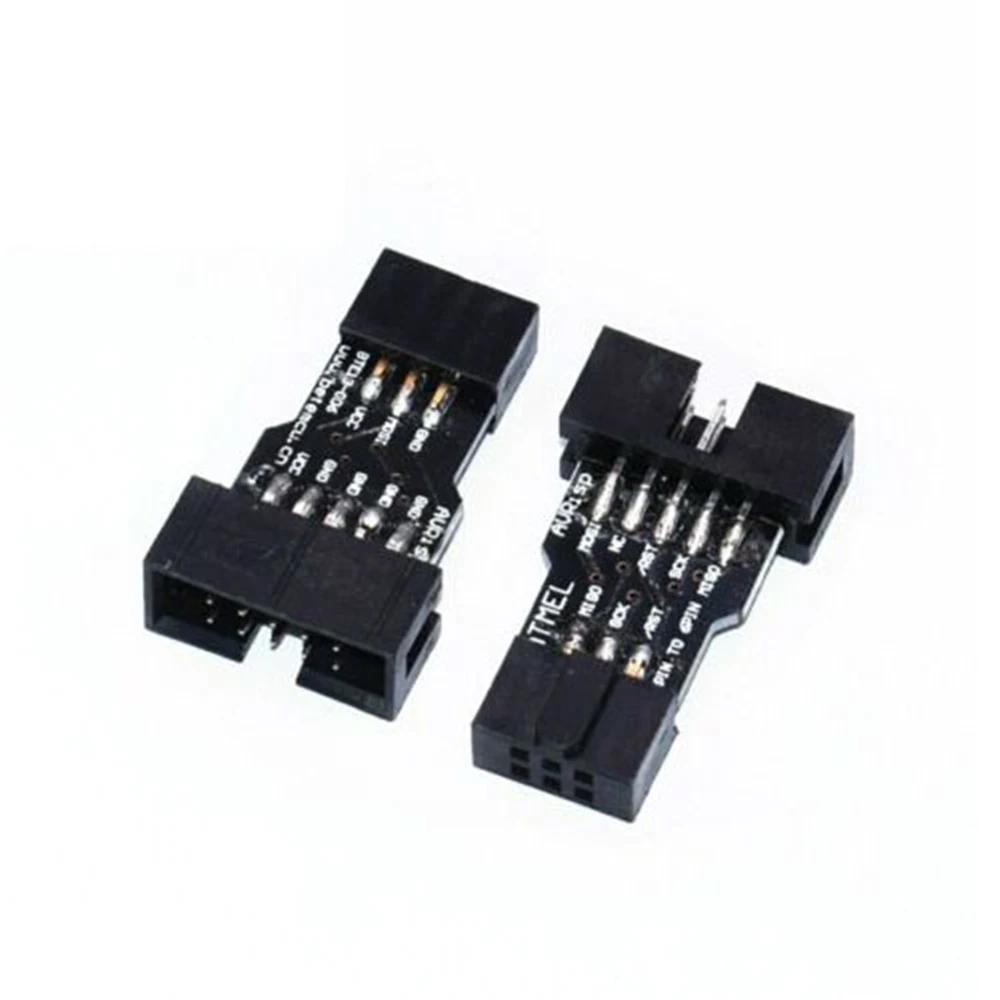 1 шт. 10Pin в 6PiN конвертировать стандартный 10 Pin 6 адаптер плата для ATMEL STK500 AVRISP USBASP ISP
