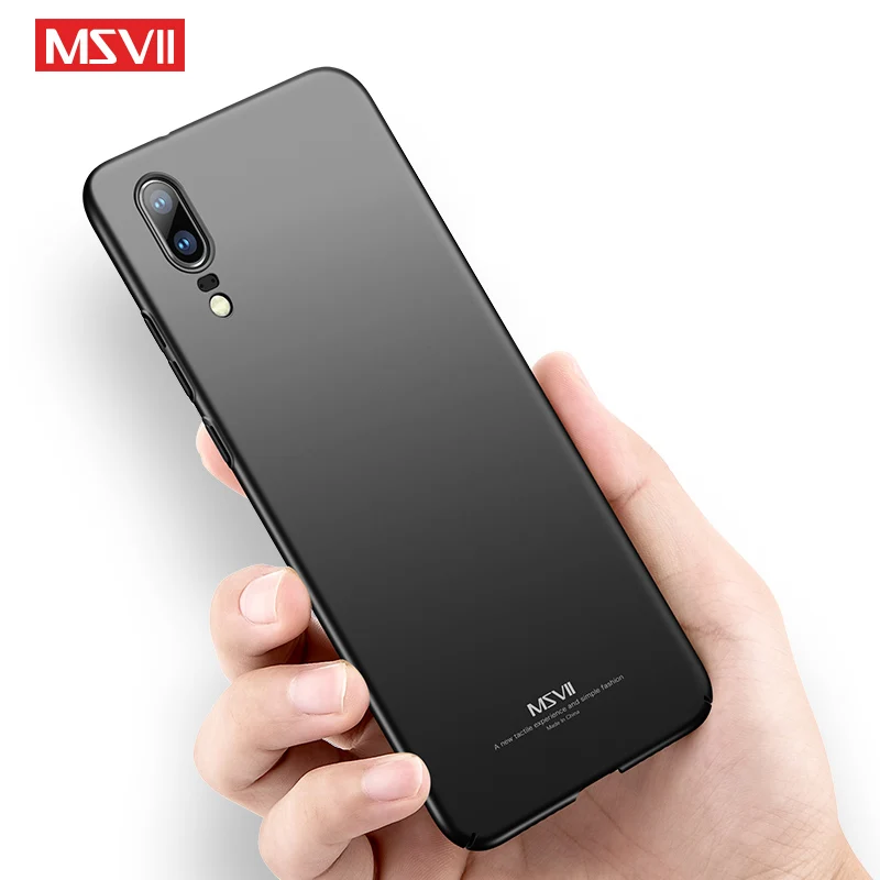 Для huawei P20 Pro Чехол MSVII тонкий матовый чехол для Lite кейс держатель колец жесткий Nova