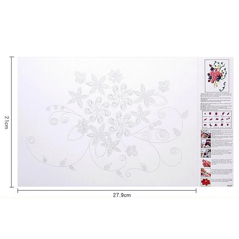 1 шт. Рюш инструмент DIY Выпуск рисунок размещения Изделия из бумаги гофрированный