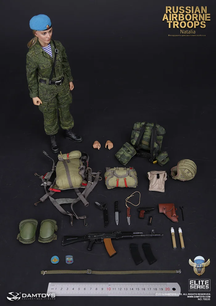 

1/6 DAMTOYS DAM 78035 RUSSIAN AIRBORNE TROOPS NATALIA Female Figure Full Set Bset Price