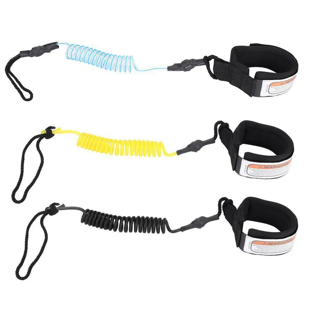 

Kayak Paddle Rope Anti-lost Coiled Spring Leash Surfboard Leg Foot Ankle Rope Surfing Accessory