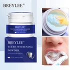 Отбеливающий порошок для зубов BREYLEE, удаление пятен от зубного налета, зубная паста, стоматологические инструменты, осветление зубной чистки, приблизительно 30 г