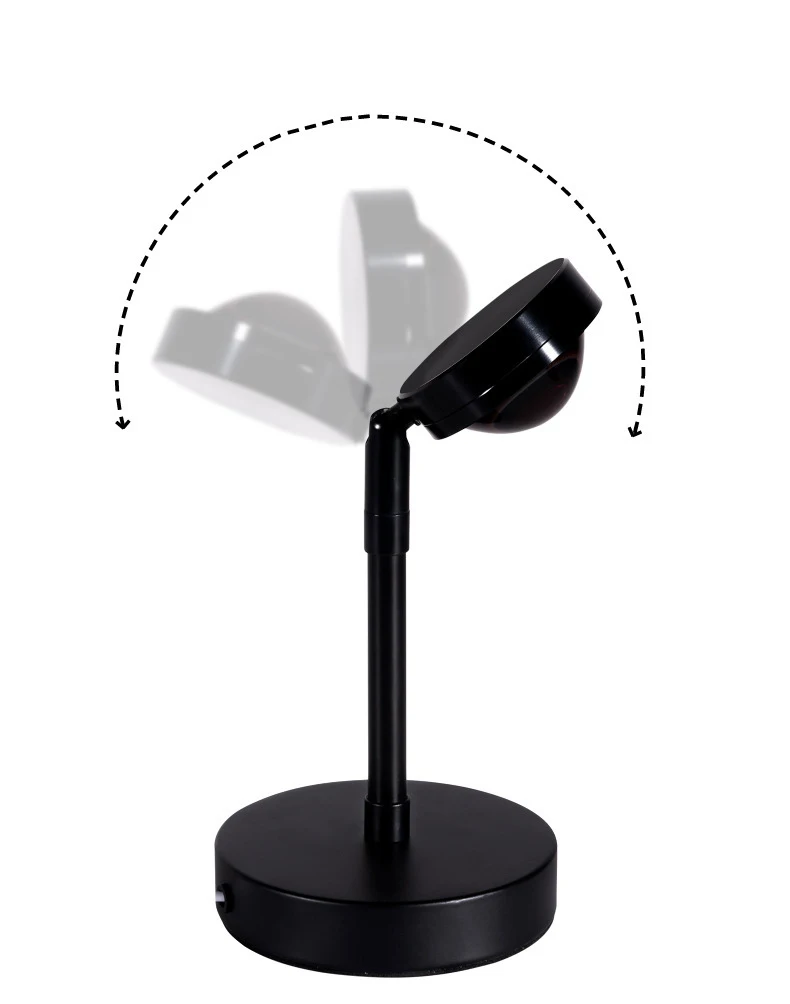 

USB Sunset Lamp Rainbow Atmosphere Led Night Light Sunset Projector Lamp Bedroom Decor Background Home Decoration Colorful Lamp