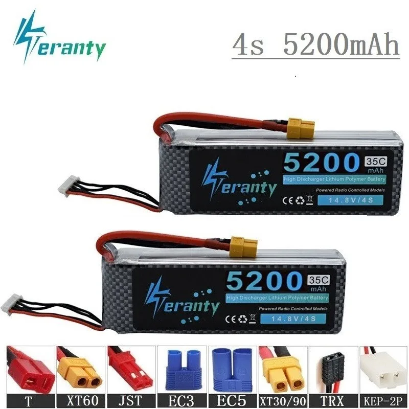 Tamiya по супер скидке/T/XT60/TRX штекер 14 8 v 5200mAh литий-полимерный Батарея для
