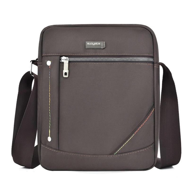 Сумка мессенджер Мужская через плечо нейлоновый саквояж на в стиле ретро