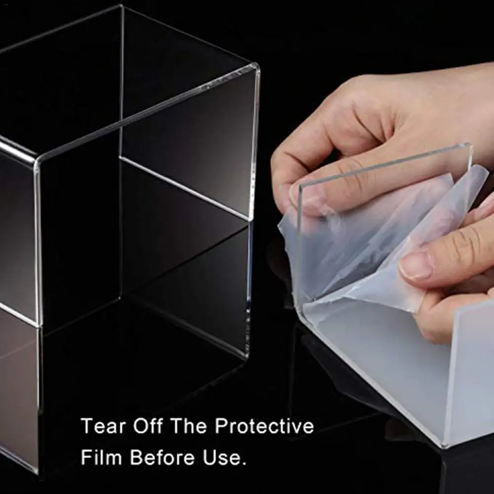 3 уровня акриловая стойка для обуви Макияж Организатор Дисплей стенд