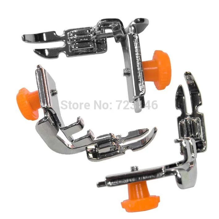 

2015 Limited Overlock 3 Way Combination Hinged Zipper Cording & Straight Stitch Foot Low Shank for for Household Sewing Machine