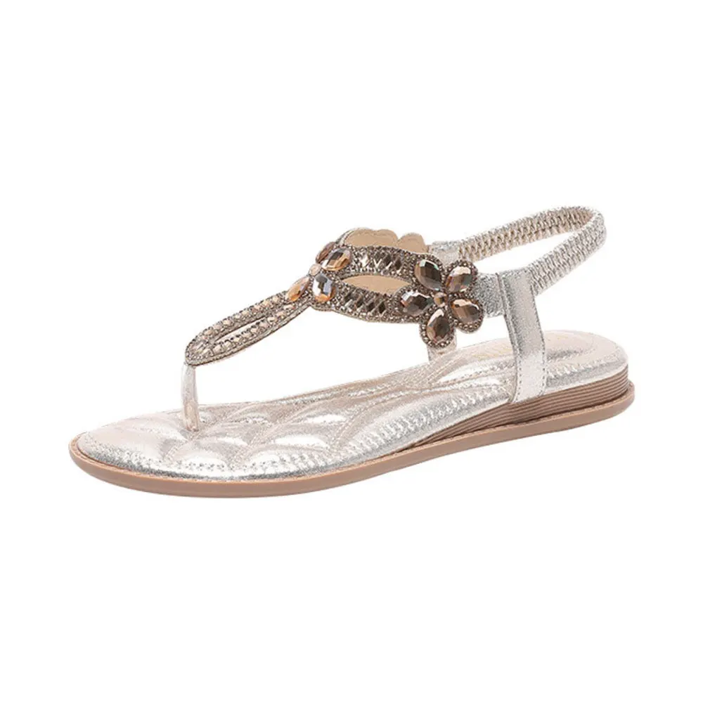 

Outdoor Summer Women Sandals Sli On Flower Female Sandals Sweet Comfortable Outdoor Sandals