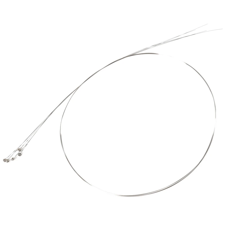 

5 шт., серебристые стальные струны для акустической гитары