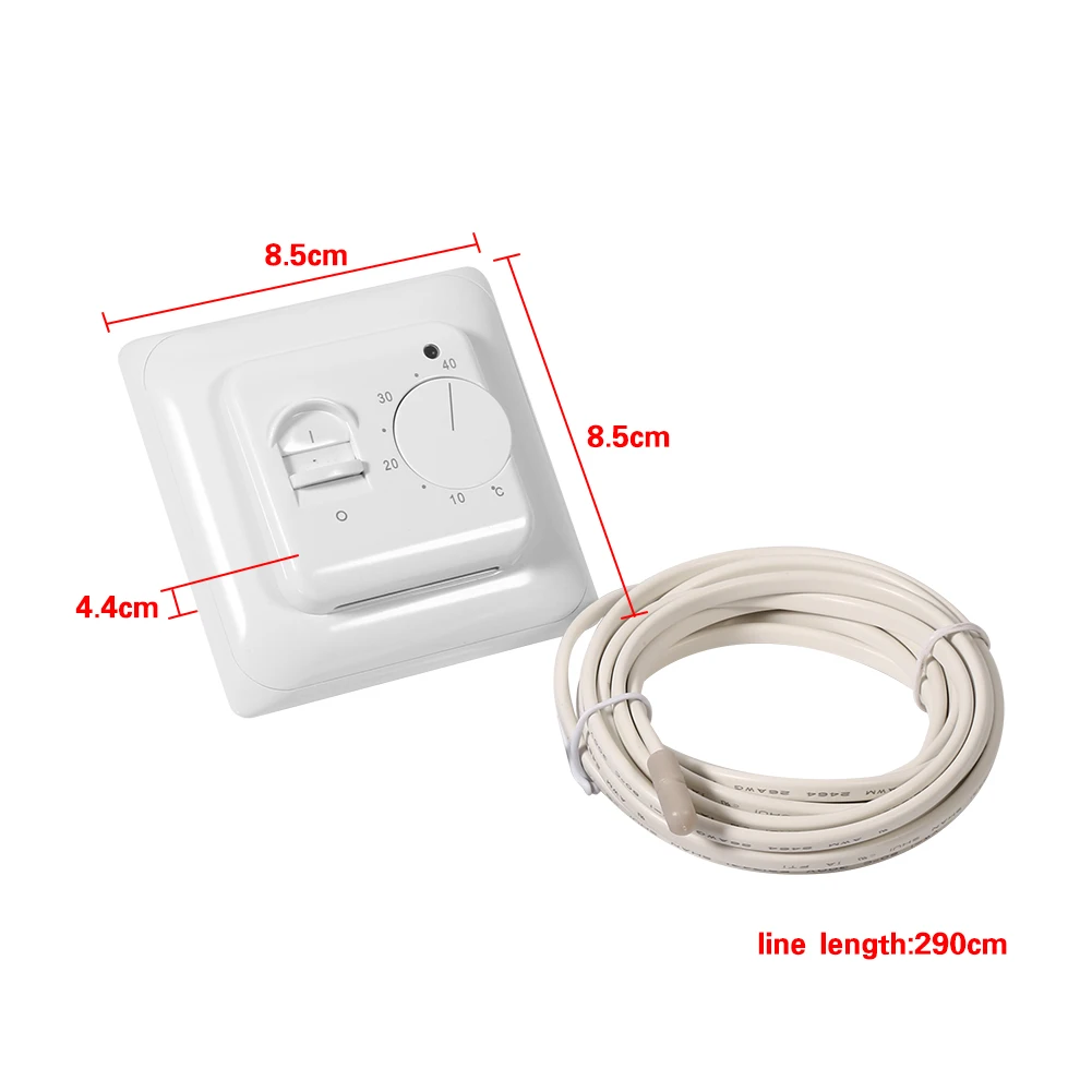 

Room Floor Mechanical Manual Heating Thermostat Air Condition Temperature Control Switch 230VThermostat