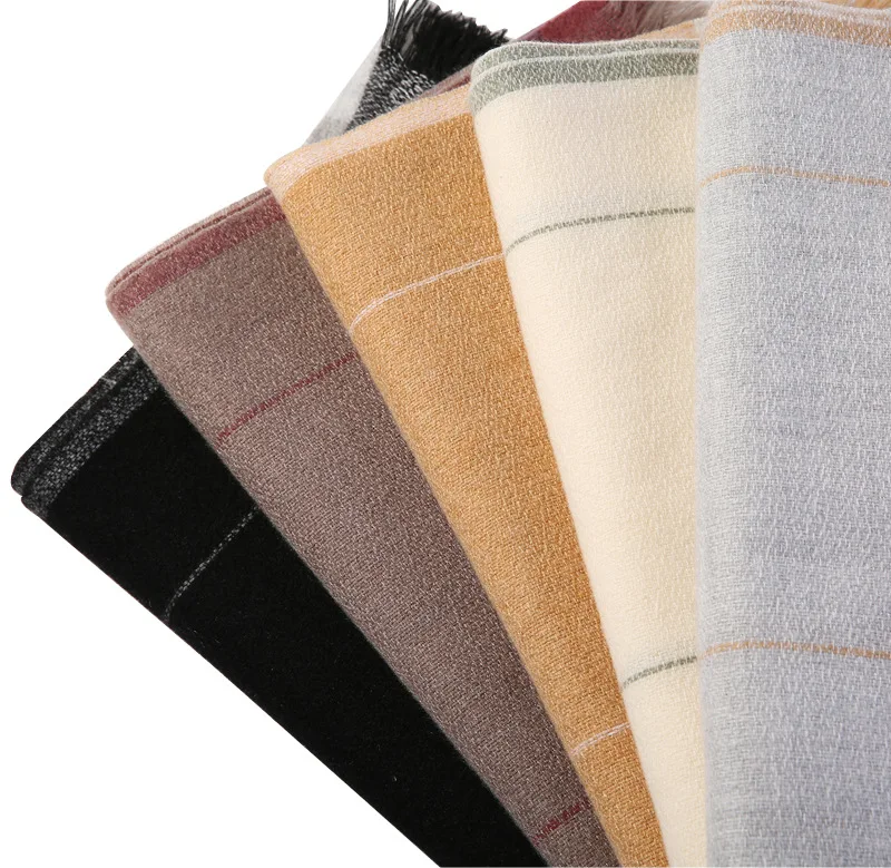 Осень и зима 2019 длинный корейский шерстяной женский шарф Студенческая теплая