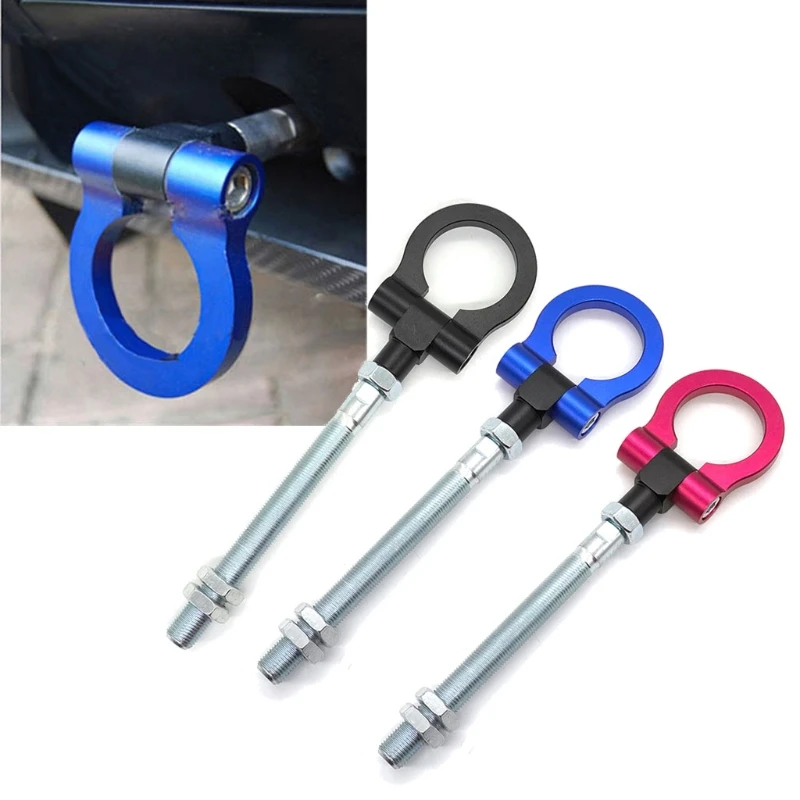 

Car Styling Trailer Hooks Sticker Decoration Racing Ring Vehicle Aluminum