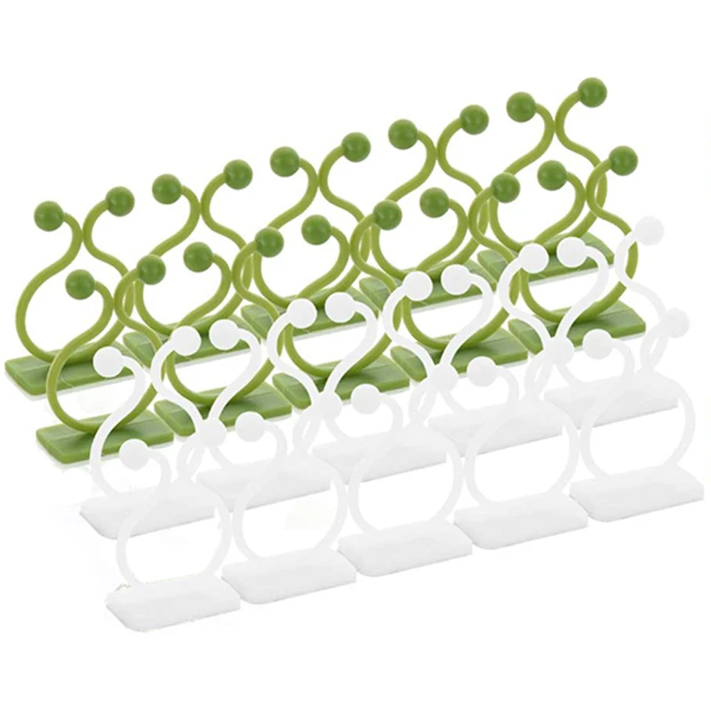 

Plant Holder Self-Adhesive Hook Plant Climbing Wall Fixing Clip for Garden Plant Vine Bracket
