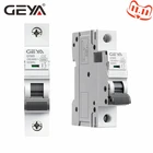 Автоматический выключатель GEYA GYM9, 1P MCB Din-рейка, 220 В, 400 В, 6a-63A, тип переменного тока, 6 ка, выключатель с разрывной способностью
